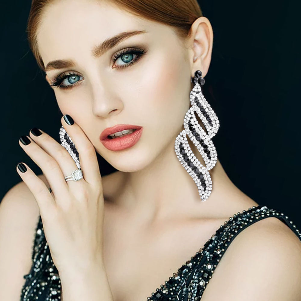 The AnnaBelle- Black and Crystal