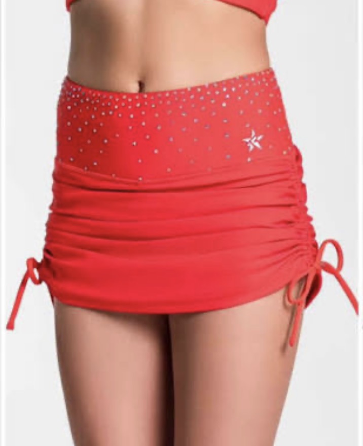 Rental for MISS AMERICA RUCHED SKIRT IN Adult Medium (skirt only)