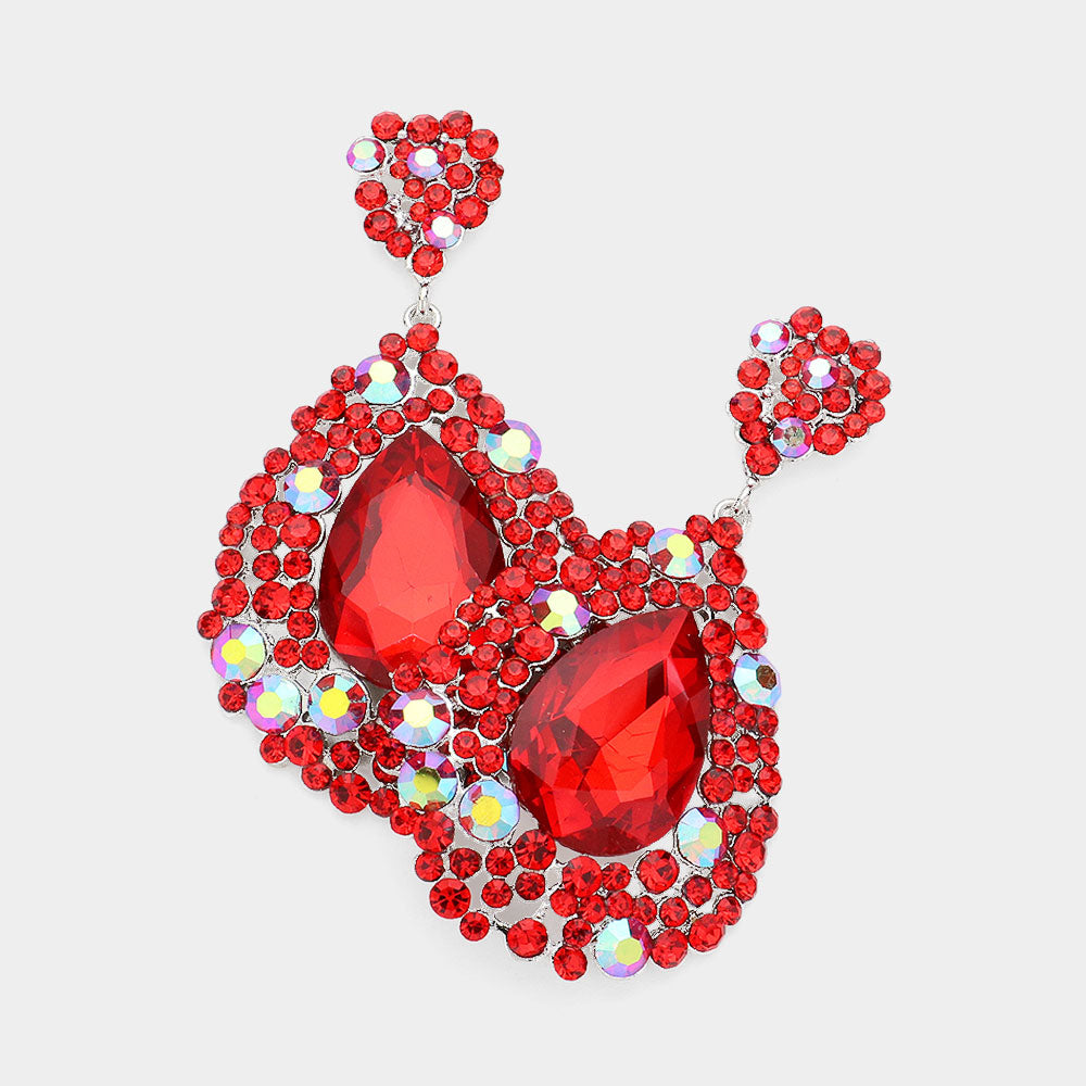 The Desiree- Red AB silver