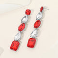 The Tatum- Red and Crystal Silver