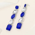 The Tatum- Blue and Crystal Silver