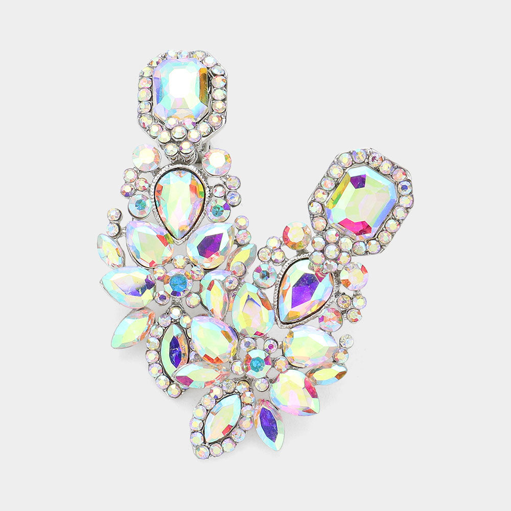 The Lauren- AB Silver Clip