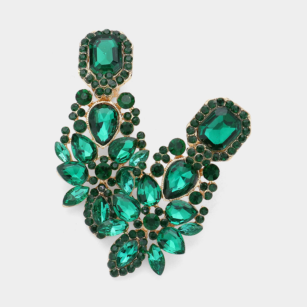 The Lauren- Emerald Green Clip