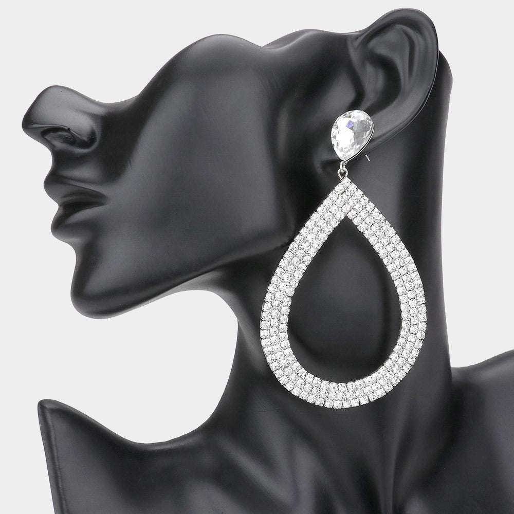 The Sarah- Crystal Silver