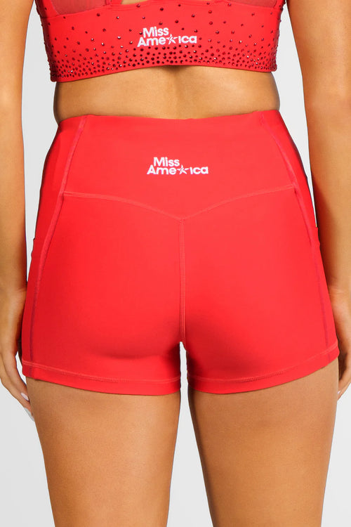 Rental for MISS AMERICA COMPRESSION SHORTS Adult Small (bottoms only)