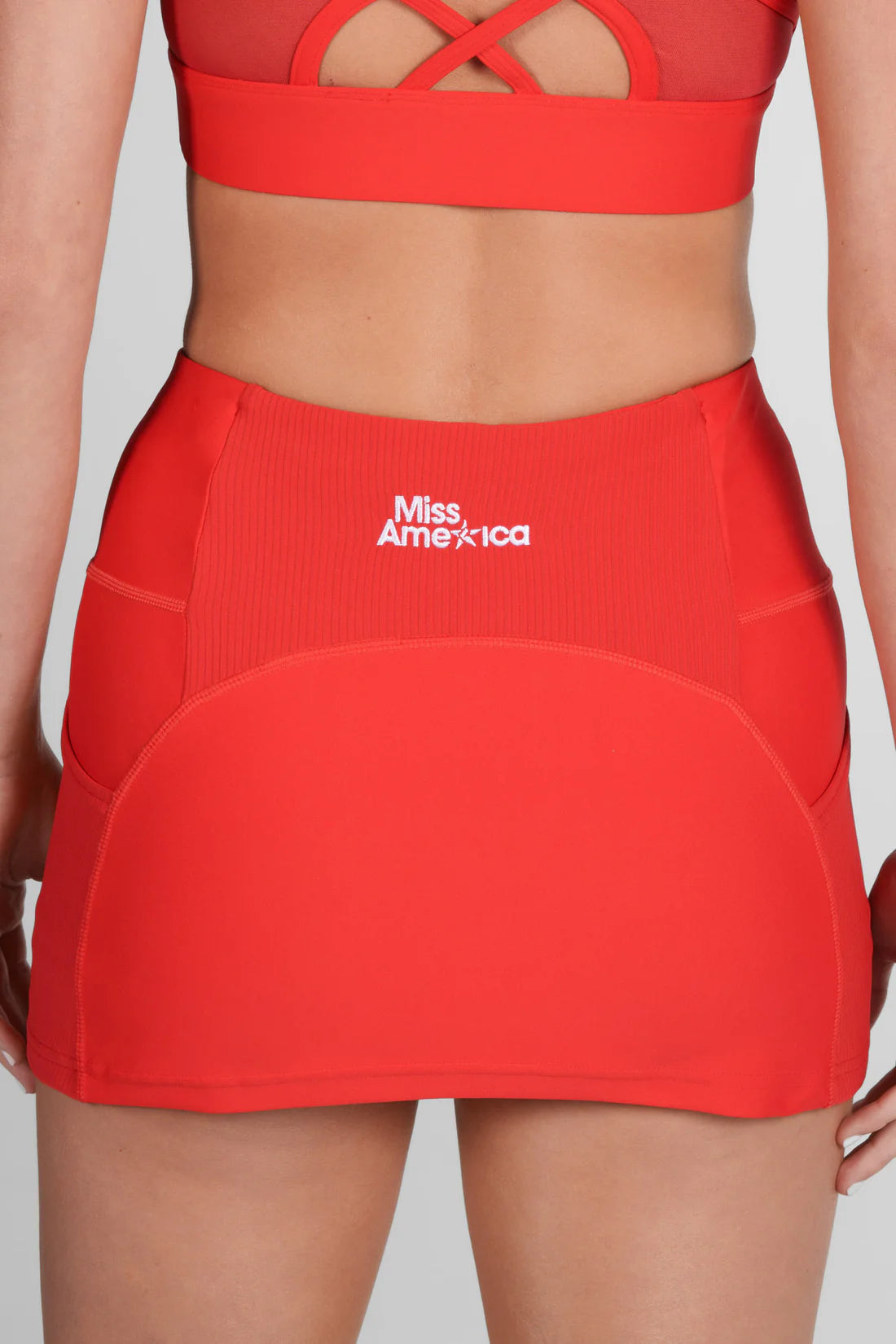 Rental for MISS AMERICA SKIRT IN REGENT RED Adult LARGE (skirt only)