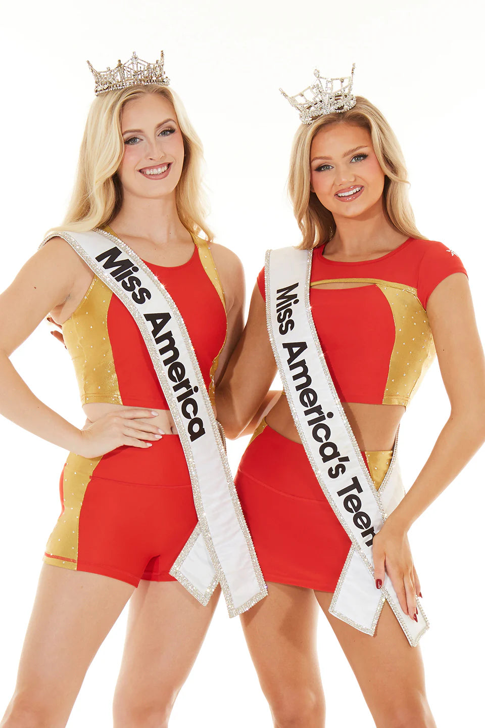 Rental for Miss America Her Majesty Skirt in Red size Adult Small (skirt only)
